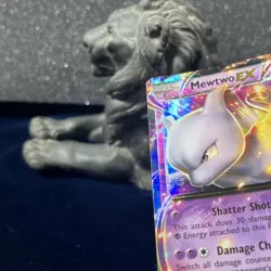 Mewtwo EX XY107 Black Star Promo Ultra Rare Holo Pokemon Card - Image 2