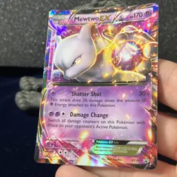 Mewtwo EX XY107 Black Star Promo Ultra Rare Holo Pokemon Card - Image 3