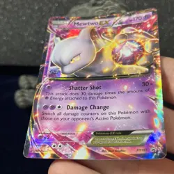 Mewtwo EX XY107 Black Star Promo Ultra Rare Holo Pokemon Card - Image 4