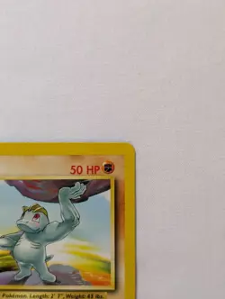 💎NM+ 4th UK Print Machop #52/102 Base Set Pokemon Card 1999-2000 WOTC TCG PSA - Image 4