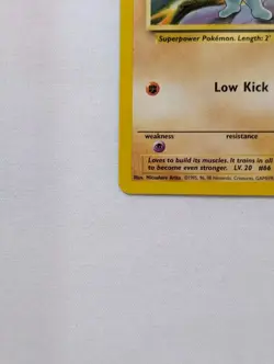 💎NM+ 4th UK Print Machop #52/102 Base Set Pokemon Card 1999-2000 WOTC TCG PSA - Image 5