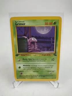 Pokemon Card - Fossil 48/62 - GRIMER (common) 1st Edition - LP/NM - Image 1