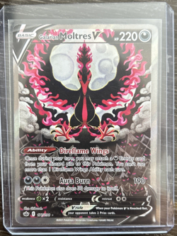 Galarian Moltres V 177/198 Chilling Reign Alternate Art Rare Pokemon Card NM-M - Image 1