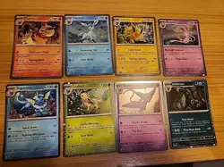 Prismatic Evolutions Costco 8 Mini Tin Cosmos Promo Cards SET - Image 1