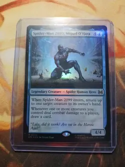 Spider-Man 2099, Miguel O'Hara NM Foil Marvel's Spider-Man MTG - Image 1