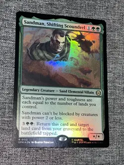 Sandman, Shifting Scoundrel Foil - SPM 0112 - NM/M - MTG Magic R - Image 1