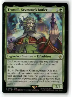 Tromelle, Seymour’s Butler (Surge Foil) Commander: Final Fantasy Foil - Image 1
