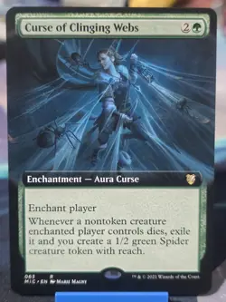 Curse of Clinging Webs (Extended Art) Commander: Innistrad: Midnight Hunt... - Image 1