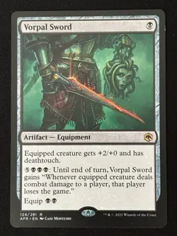 1x MTG Vorpal Sword - Adventures in the Forgotten Realms (AFR) #124 - Magic - Image 3