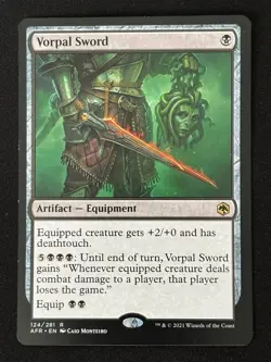 1x MTG Vorpal Sword - Adventures in the Forgotten Realms (AFR) #124 - Magic - Image 5
