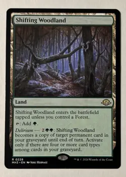 Magic The Gathering Modern Horizons 3 Shifting Woodland #0228 Rare - Image 1