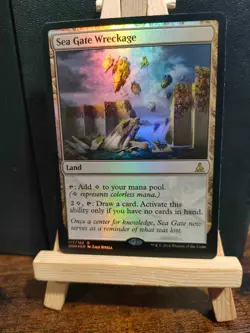 Sea Gate Wreckage FOIL - Oath of the Gatewatch - Rare - NM (see pics) MTG - Image 1