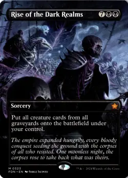NM - Rise of the Dark Realms (Borderless) M Foundations 323 - Image 1