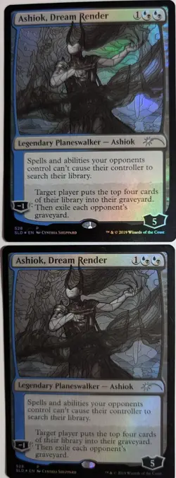 Ashiok, Dream Render Stained Glass Foil x1 Secret Lair Magic the Gathering LP/NM - Image 3