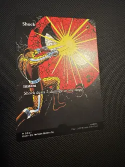 MTG Shock (Borderless) Marvel Universe Eternal-Legal #0027 Regular(NON-FOIL) - Image 1