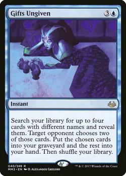 1x Gifts Ungiven - NM English MTG - Modern Masters 2017 - Image 1