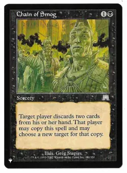 MTG Chain of Smog The List Mystery Booster 2 (MB2) Uncommon Magic #132 Unplayed - Image 1