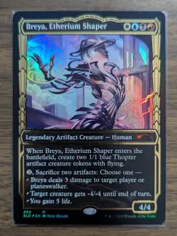 MTG Breya, Etherium Shaper Gilded Foil from Secret Lair Drop NM - Image 1