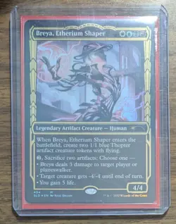 MTG Breya, Etherium Shaper Gilded Foil from Secret Lair Drop NM - Image 2