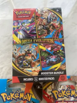 Mega Evolution Booster Bundle And 4 X Sleeved Booster Blister Pack ARTSET - Image 2