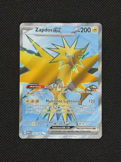Pokemon TCG ZAPDOS EX 192/165 Holo Ultra Rare SV 151 - Image 1