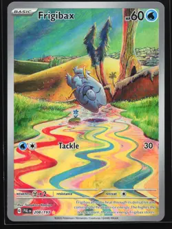 Pokemon Frigibax 208/193 Paldea Evolved Illustration Rare Full Art Holo NM - Image 1