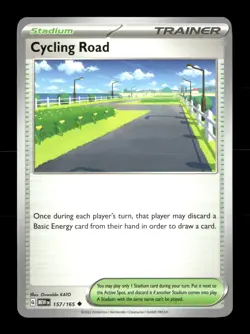 Cycling Road Uncommon SV: Scarlet & Violet 151 157/165 NM Pokemon NM - Image 1