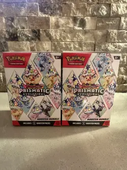Pokemon Prismatic Evolutions Booster Bundle Factory Sealed In Hand Lot Of 2 - Image 1