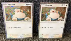 Pokemon Snorlax 122 Promo SV: Scarlet & Violet Cosmo Holo Rare (NM) - Image 1