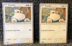 Pokemon Snorlax 122 Promo SV: Scarlet & Violet Cosmo Holo Rare (NM) - Image 2