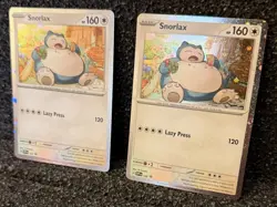 Pokemon Snorlax 122 Promo SV: Scarlet & Violet Cosmo Holo Rare (NM) - Image 3