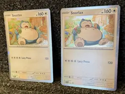 Pokemon Snorlax 122 Promo SV: Scarlet & Violet Cosmo Holo Rare (NM) - Image 4