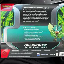 Pokemon Ogerpon EX Premium Collection Box New Sealed 6 Packs Surging Sparks - Image 2