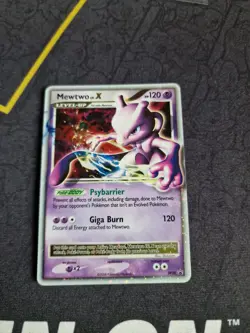 Pokemon Mewtwo Lv. X Holo DP28 Black Star Promo Diamond and Pearl 2008 - Image 1