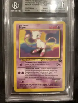 2000 Pokemon Black Star Promos One - #8 Mew 2 - 7.5 - Non Holo - Image 2