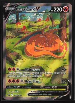 Pokemon Charizard V SWSH260 Ultra Premium Collection Holo Black Star Promo NM - Image 1