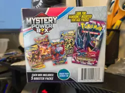 Pokemon TCG Mystery Power Box Factory Sealed 5 Booster Packs Chase Pack Seeded - Image 2