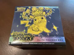 TCG Surging Sparks Pokemon Center Elite Trainer Box Factory Sealed ETB New - Image 1