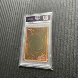 Yugioh! Aqua Madoor LOB-027 Rare 1st Edition PSA Graded 9 MINT - Image 2