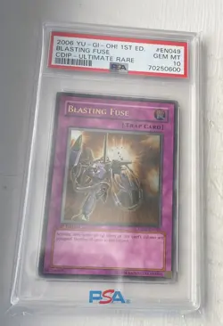 Yugioh! Blasting Fuse CDIP-EN049 Ultimate Rare 1st Edition PSA 💎 GEM MT 10 💎 - Image 1