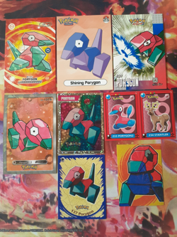 Porygon Fan Art Bundle of 8 Peruvian Cards + Stickers NOT Official Pokemon PL-NM - Image 1