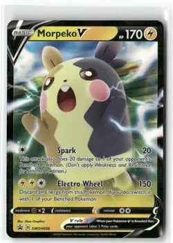 Morpeko V, Pokemon SWSH: Sword & Shield Promo Cards Promo, SWSH056 NM - Image 1