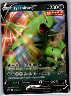 Tyranitar V - SWSH109 SWSH: Sword & Shield Promo Cards - Pokemon Card - NM - Image 1