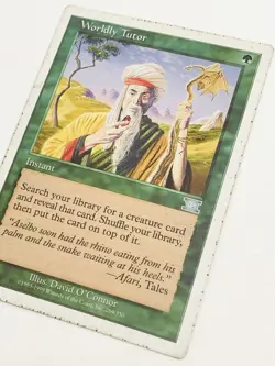 MTG: Worldly Tutor Card Regular 6th Edition - LP - Image 3