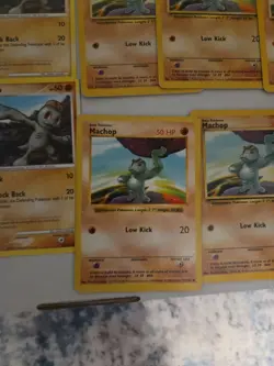Pokemon Card Lot Machop Base Set Shadowless Plus More Copies Vintage, EX Era - Image 2