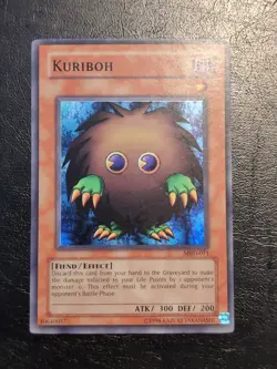 Yu-Gi-Oh! SUPER RARE HOLO CARD KURIBOH VINTAGE PRINT MRD-071 VLP - Image 1
