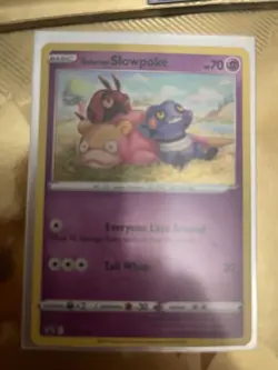 Galarian Slowpoke SWSH126 Black Star Promo Holo Pokemon Card SWSH - Image 1