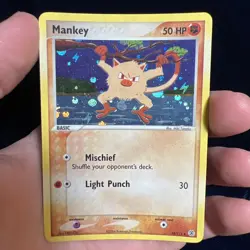 Mankey 38/112 Reverse Holo EX FireRed & LeafGreen Pokemon Card - Image 2