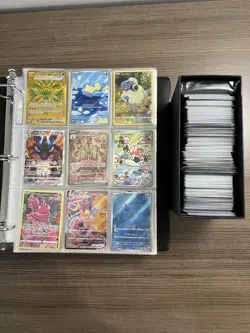 MassiveBinder Pokemon Card Collection Lot Holos Full Arts Hits Vintage 50+ Pages - Image 1