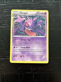 Gengar 35/83 HOLOFOIL Rare - Generations XY Pokemon Card 2016 - LP - Image 1